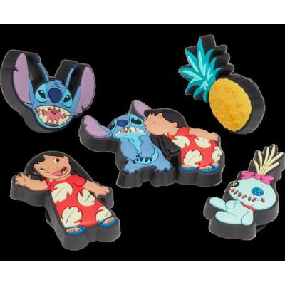 crocs 10010000-1 DISNEY LILO AND STITCH 5 PACK JIBBITS CROCS SÜS TOKA