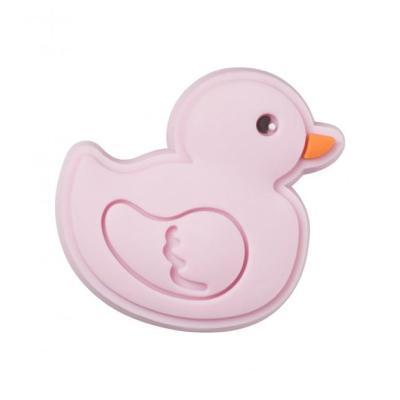 crocs 10010097-1 PINK RUBBER DUCKY JIBBITS CROCS SÜS TOKA