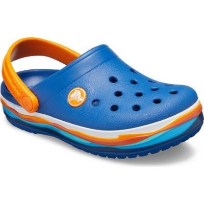 Crocs   205697-4GX CROCBAND WAVY BAND ÇOCUK BEBEK SANDALET TERLİK