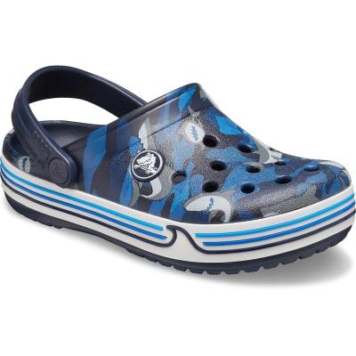 Crocs 206152-410 CROCBAND SHARK CLOG ÇOCUK TERLİK SANDALET