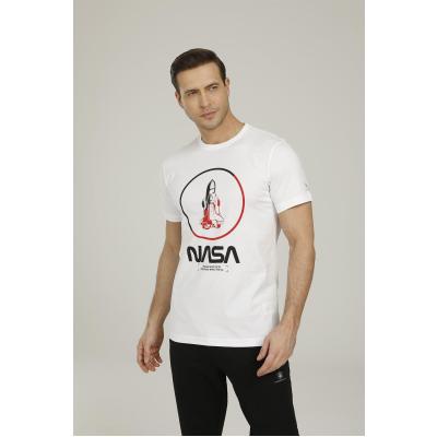 lumberjack 101106088 SN704 NASA ROCKET SPOR ERKEK T-SHIRT