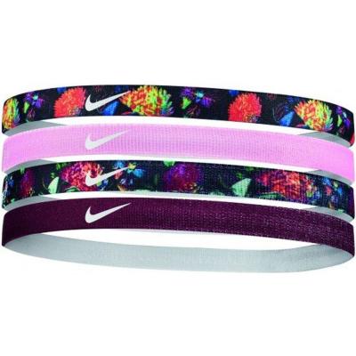 Nike N.000.1144.953.OS PRINTED HEADBANDS 4LÜ SAÇ İPİ