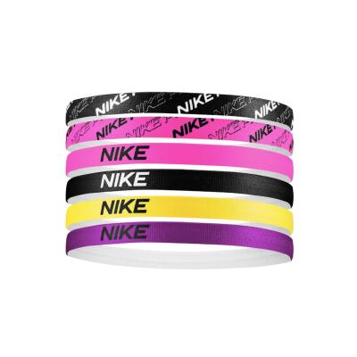 Nike N.000.2545.069.OS PRINTED HEADBANDS 6PK BLACK SAÇ İPİ BANDI