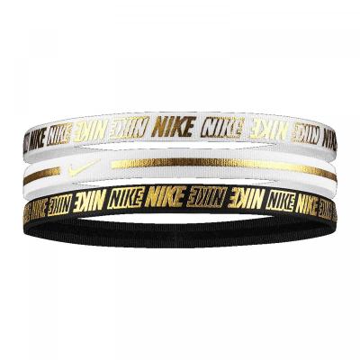 Nike N.000.2755.912.OS METALLIC HEADBANDS 3PK 2.0 WHITE SAÇ İPİ BANDI