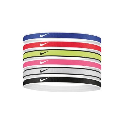 nike N.100.2021.655.OS SWOOSH SPORT HEADBANDS 6 PK TIPPED 6LI SAÇ İPİ