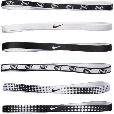 Nike N.JN.65.964.OS PRINTED HEADBANDS ASSORTED 6PK WHITE SAÇ İPİ BANDI