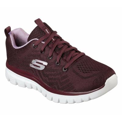Skechers 12615 WINE GRACEFUL - GET CONNECTED YÜRÜYÜŞ SPOR AYAKKABI