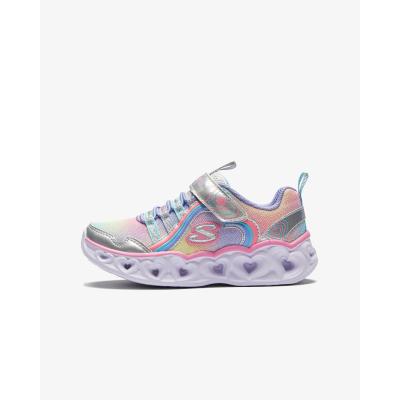 Skechers 302308L SMLT HEART LİGHTS - RAİNBOW LUX ÇOCUK SPOR AYAKKABI