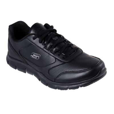 Skechers 77221 BLK NOBRAC SPOR YÜRÜYÜŞ AYAKKABI